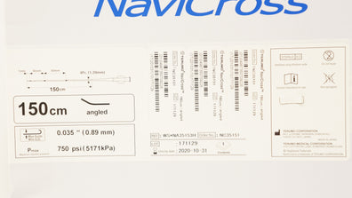 Terumo NS35151 NaviCross Support Cath. Angled 150cm x 0.035 inch (x)